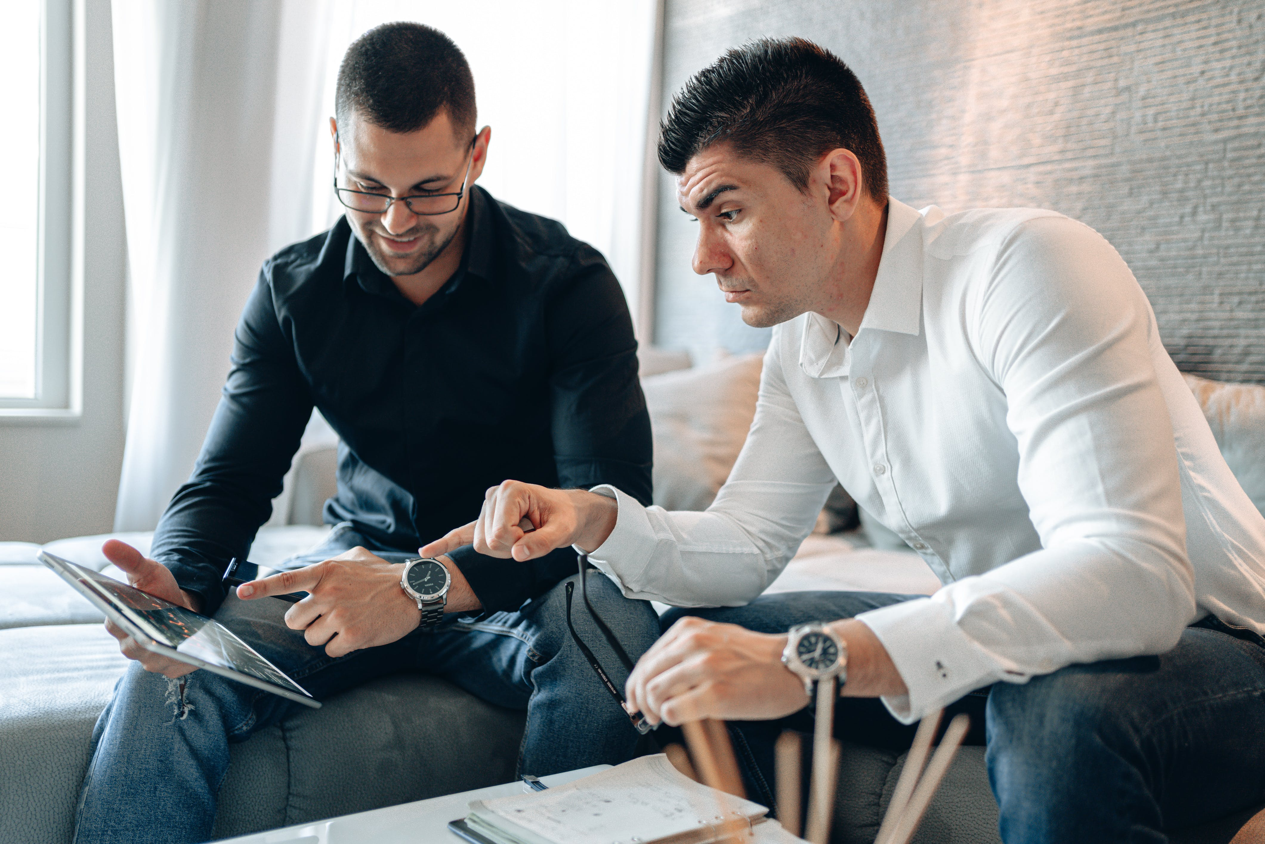 A financial advisor advising a client